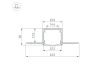 Профиль Arlight FANTOM-W20-H20-2000 ANOD 054185