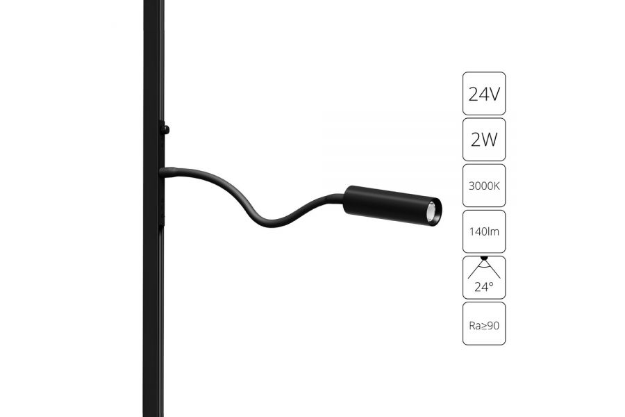 Трековый магнитный светильник Arte Lamp Presto A6338PL-1BK
