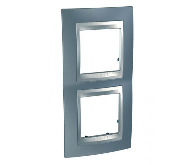 Рамка 2-постовая вертикальная Schneider Electric Unica Top MGU66.004V.097