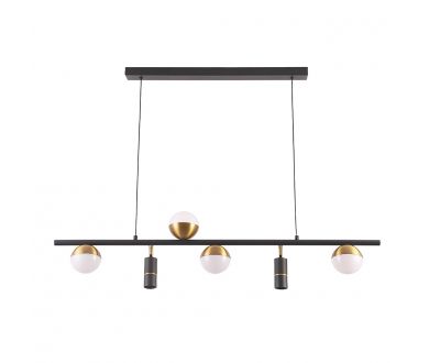 Подвесная люстра Crystal Lux CLT 047C6 L1000 BL-GO