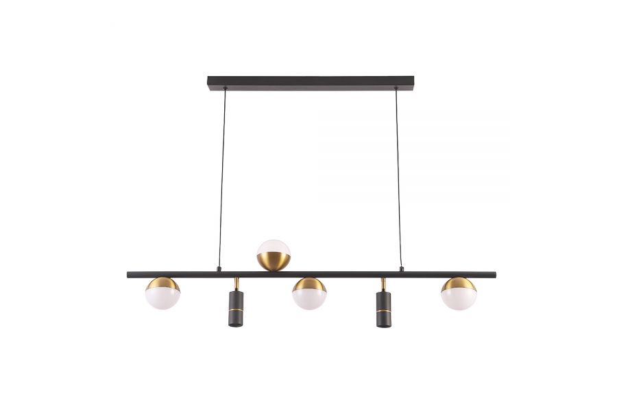 Подвесная люстра Crystal Lux CLT 047C6 L1000 BL-GO