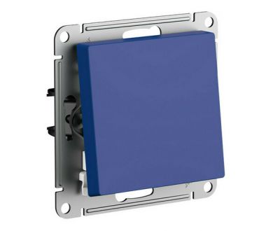 Выключатель 1-клавишный скрытый монтаж Systeme Electric Atlasdesign аквамарин ATN001111