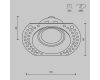Встраиваемый светильник Maytoni Dot DL042-01-RD-B