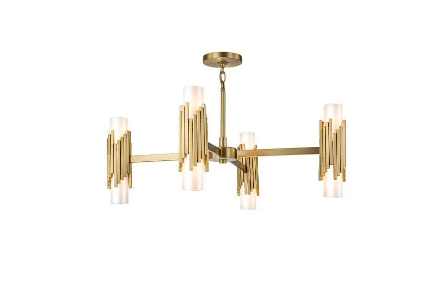 Подвесная люстра Elstead Lighting MARVELE8-AB-OPAL