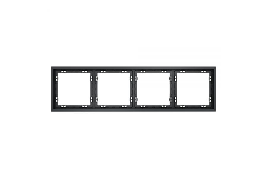 Рамка на 4 поста Voltum S70 VLS100407 (графит)