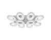 Потолочная светодиодная люстра iLedex Fancy FS-011-X10 240W WH