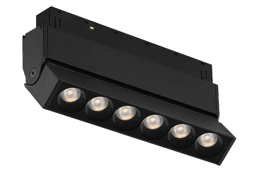 Трековый магнитный светильник iLedex Vision 4822-003-L120-6W-38DG-3000K-BK