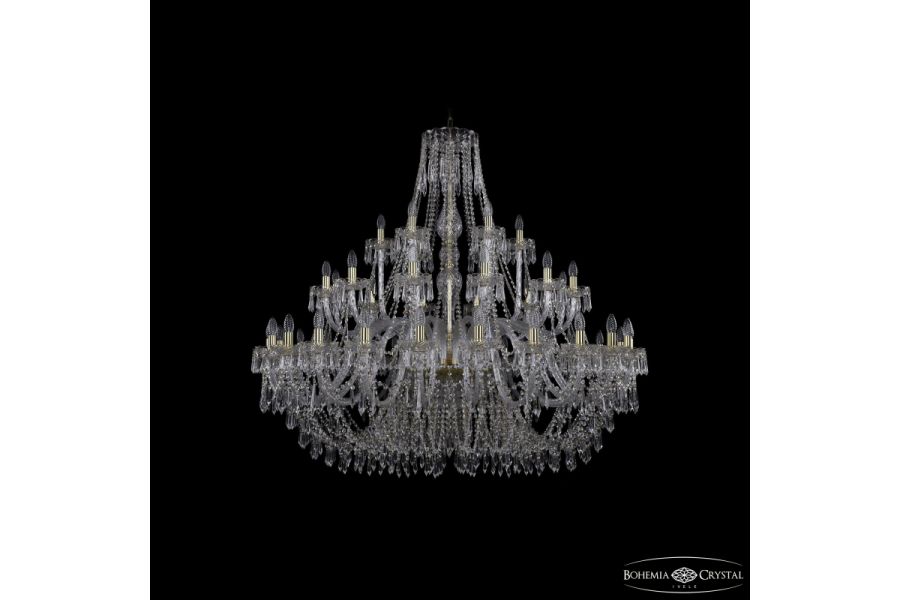 Подвесная люстра Bohemia Ivele Crystal 1403/24+12+6/530 G