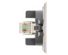 Розетка компьютерная 1-местная RJ-45 (механизм) Stekker Мия RST00-3117-08 50480