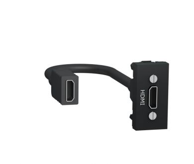 Розетка компьютерная HDMI Schneider Electric Unica New Modular NU343054