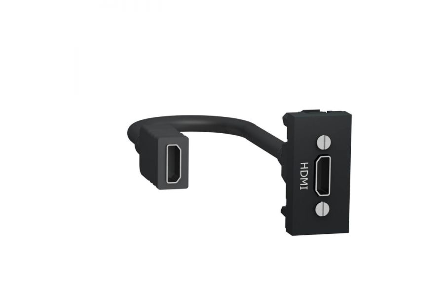Розетка компьютерная HDMI Schneider Electric Unica New Modular NU343054