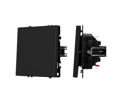 Выключатель 1 кл софт-тач черный оникс Arlight SWT-MK01-SFPL-BK (250V, 10A) 054243(1)