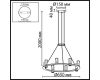 Подвесная люстра Odeon Light Hightech Defance 7144/55L
