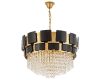 Подвесная люстра Lumina Deco LDP 7045-600 BK+GD