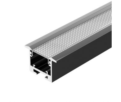 Алюминиевый профиль Arlight SL-Line-3523-F-2500 Black 033738