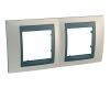 Рамка 2-постовая Schneider Electric Unica Top MGU66.004.295
