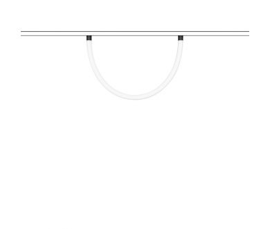 Трековый магнитный светильник Arlight MAG-ORIENT-TUBE-ELASTIC-2620-R30-L1000-14W Day4000 (BK, 360 deg, 48V) 041643