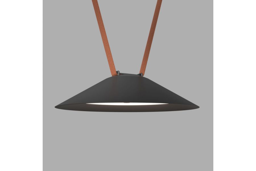 Трековый однофазный светильник Denkirs Belty flow DK5664-BK