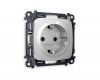 Комплект механизма розетки с/з на винтовых зажимах Ambrella Volt Omega MO406010