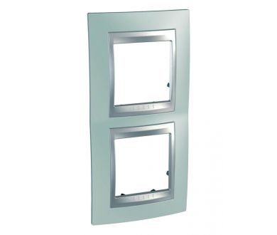 Рамка 2-постовая вертикальная Schneider Electric Unica Top MGU66.004V.094
