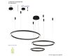 Подвесная люстра Crystal Lux FORTUNA SP158W LED BLACK