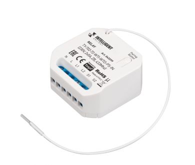 Релейный модуль Arlight TY-702-72-WTI-WTO-PS-IN (230V, 2x5A, ZB, 433Mhz) (IARL, IP20 Пластик) 043299