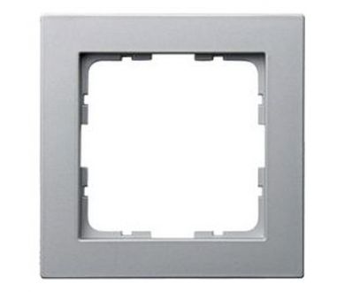 Рамка Jasmart G-Classic 1-постовая цвет алюминий поликарбонат G1001S