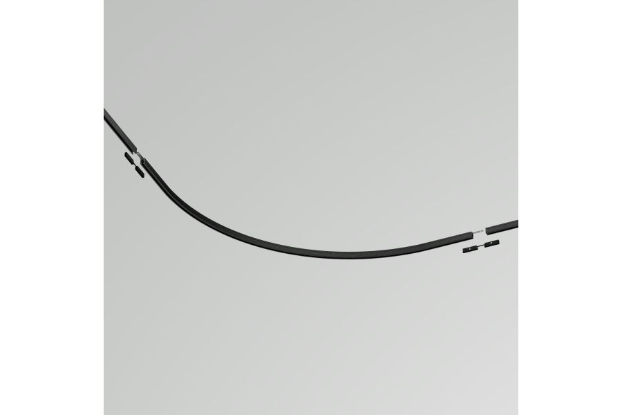 Коннектор радиусный D900 накладной Levity Maytoni Technical TRA184-R900-11B-1
