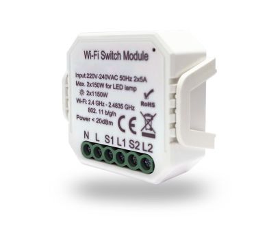 Wi-Fi реле Denkirs RL1002-SM