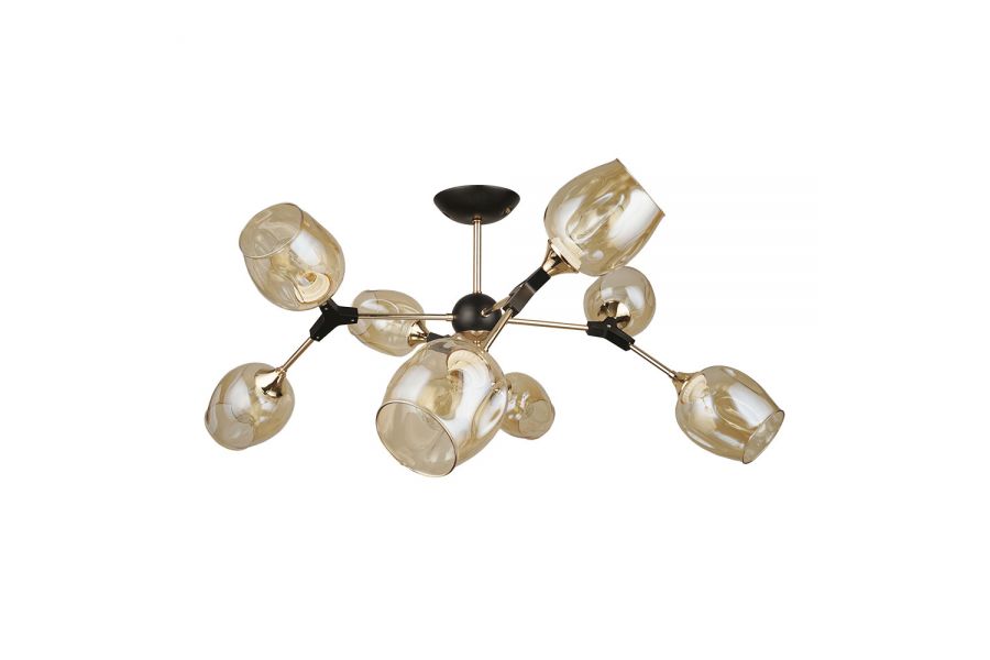 Люстра на штанге Arte Lamp Seppia A4211PL-8BK