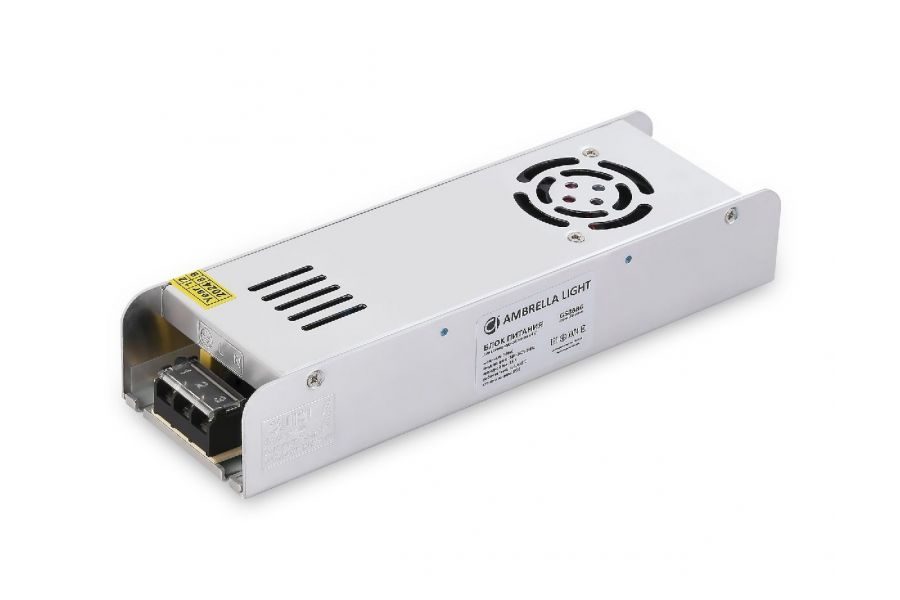 Блок питания с EMC для светодиодной ленты Ambrella Light Illumination 360Вт DC24В 15A IP20 GS8686