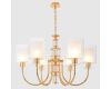 Подвесная люстра Crystal Lux ELENA SP6 GOLD