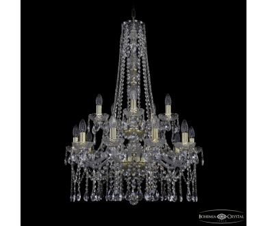 Купить Подвесная люстра Bohemia Ivele Crystal 1413/10+5/220/h-92/2d G Подвесная люстра Bohemia Ivele Crystal 1413/10+5/220/h-92/2d G