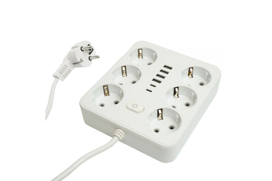 Удлинитель Stekker Home plus HM09-66-02 49982
