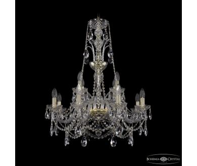 Подвесная люстра Bohemia Ivele Crystal 1411/8+4/240/XL-83 G