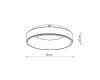 Потолочный cветильник Nowodvorski Nikki Round Led White 11200