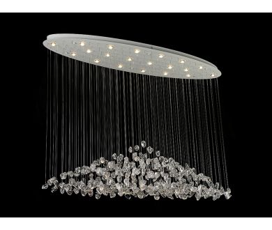 Потолочная люстра Newport 8230/140 С oval white clear М0071679