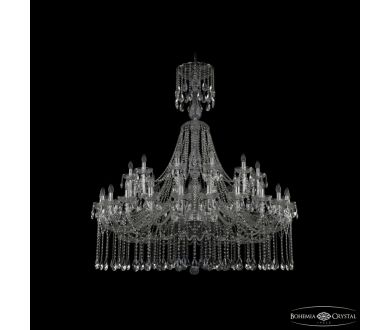 Подвесная люстра Bohemia Ivele Crystal 1413/24+12/530/XL-160 Ni