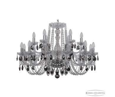 Подвесная люстра Bohemia Ivele Crystal 1402/12+6/300 Ni K731