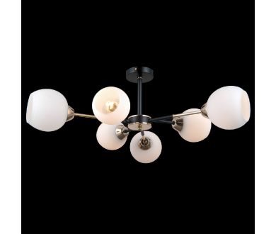 Люстра на штанге Illumico IL0715-6CSQ-24 BK GD LIBRA