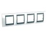 Рамка 4-постовая Schneider Electric Unica Top MGU66.008.292