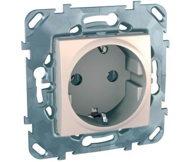 Розетка Schneider Electric Unica с/з без шторок 16A 250V MGU5.036.25ZD