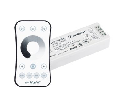 Диммер Arlight Smart-Dim-Set-Ring (12-24V, 1x8A, ПДУ 2.4G) 034786