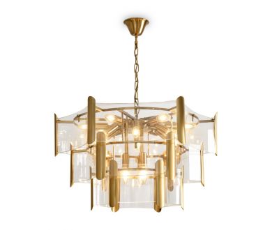 Подвесная люстра Freya Lumiere FR5516PL-15BS
