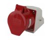 Розетка ЭРА R(OUT)-32-3P-PE-N-IP44 стационарная наружная 125 3Р+РЕ+N 32А 380В IP44 Б0032879