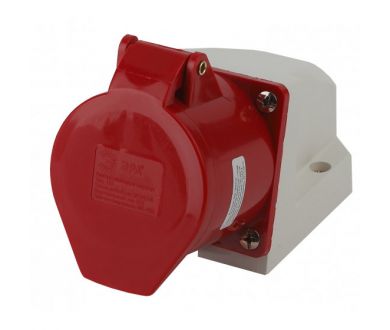 Розетка ЭРА R(OUT)-32-3P-PE-N-IP44 стационарная наружная 125 3Р+РЕ+N 32А 380В IP44 Б0032879