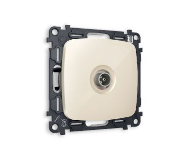 Комплект механизма TV розетки оконечной 50-870 MHz 1dB Ambrella Volt Omega MO313010