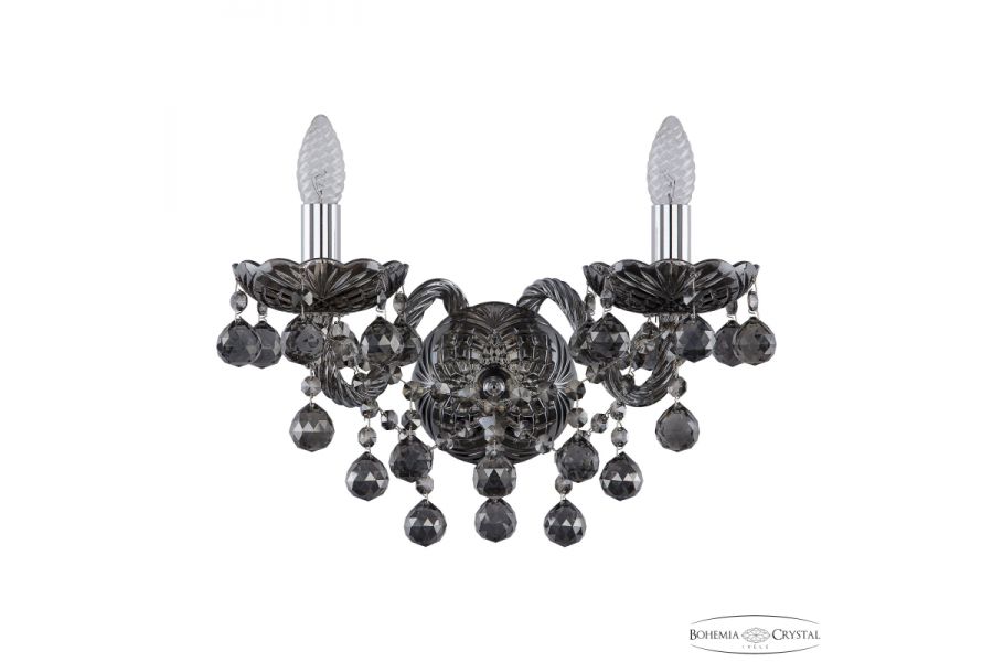 Бра Bohemia Ivele Crystal 1409B/2/160/XL Ni Balls M731