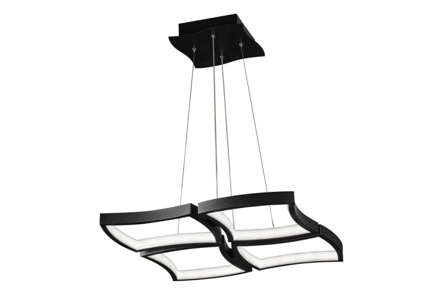 Подвесной светодиодный светильник iLedex Roomy 8196-4-D-T BK