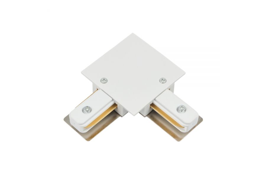 Коннектор угловой для однофазного шинопровода Myfar Accessories for Single MT0102-CL-W
